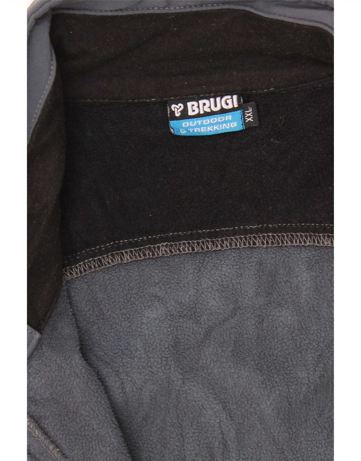 Brugi Herre Windbreaker Jacket UK 44 2XL Grå Polyester