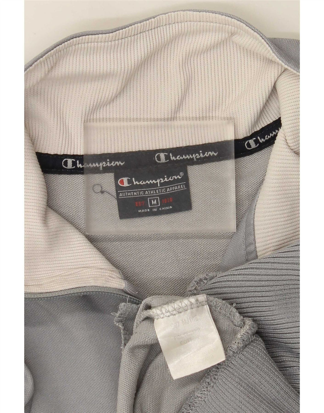 Champion Herre grafisk træningsdragt Topjakke Medium Grey Colourblock