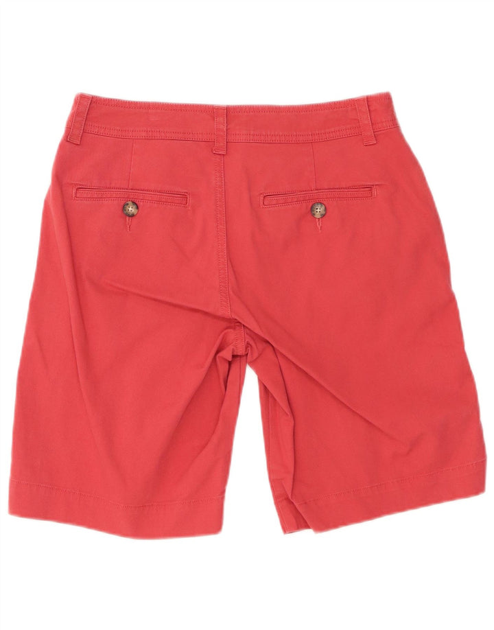 EDDIE BAUER Chino Shorts til kvinder US 2 XS W28 Pink Bomuld