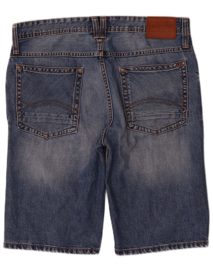 TOMMY HILFIGER Denimshorts til mænd W34 Stor blå bomuld
