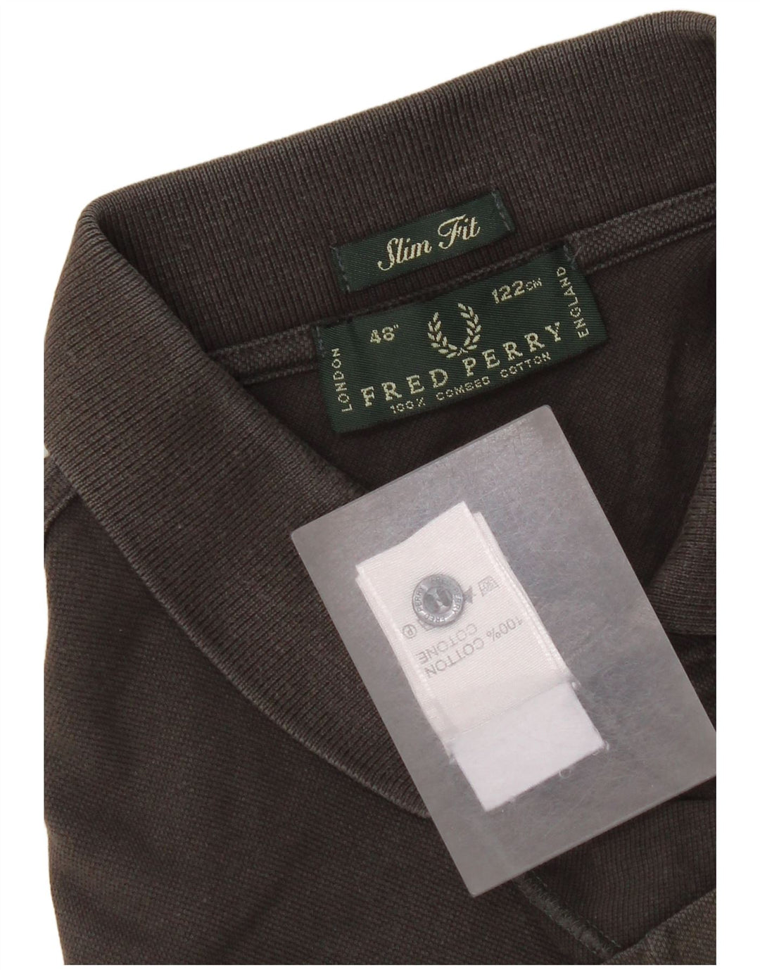 Fred Perry Herre Slim Fit Polo Shirt Stor Grå Bomuld