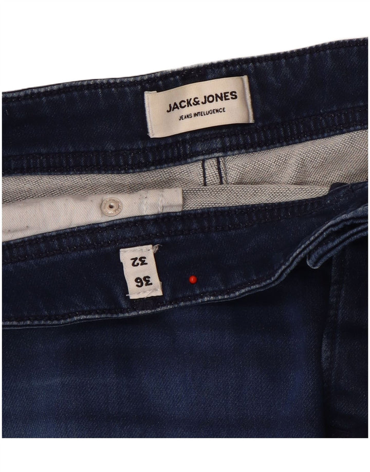 Jack & Jones Slim Jeans til mænd W36 L32 Marineblå