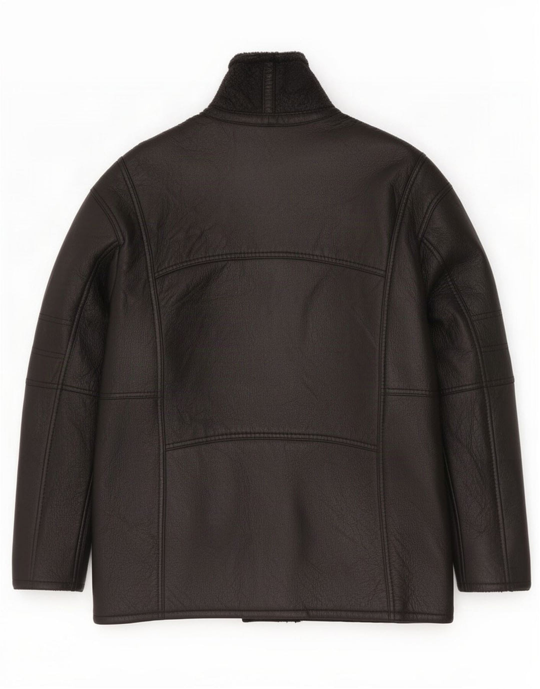 Vintage Herre Shearling Jacket IT 50 Large Black