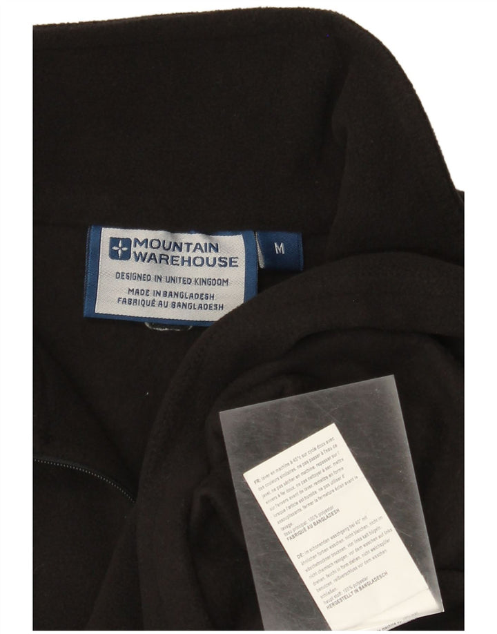 Mountain Warehouse Dame Fleece Jumper med lynlås DK 14 Medium Sort