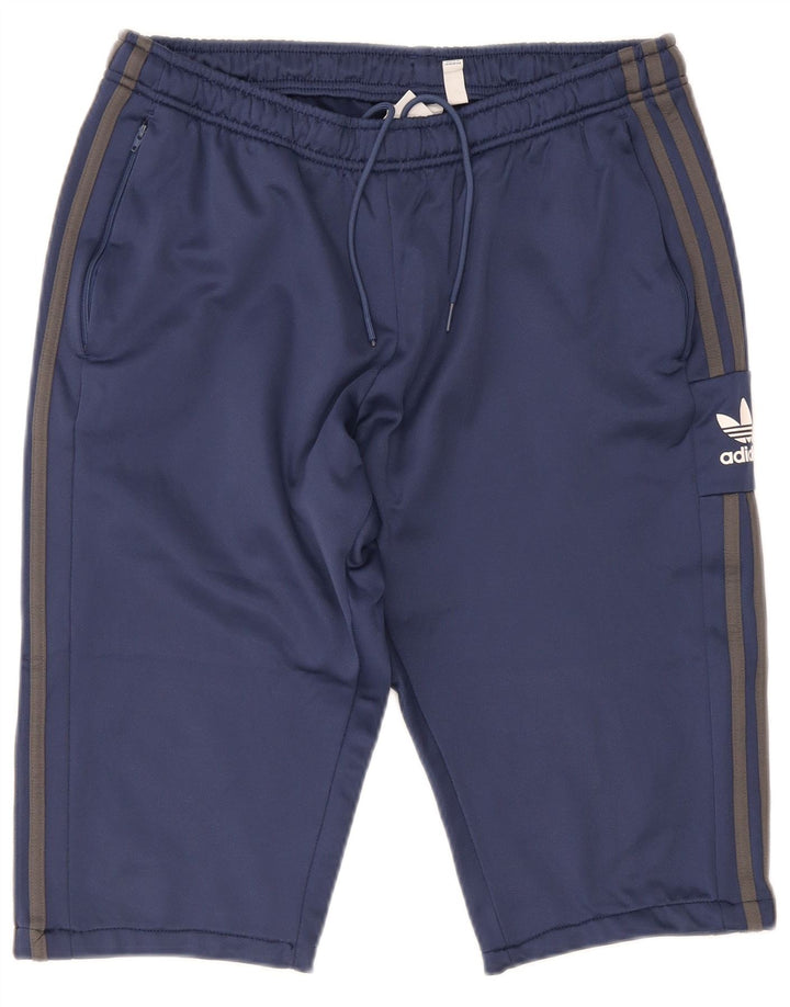 Adidas Sportshorts til mænd store marineblå polyester