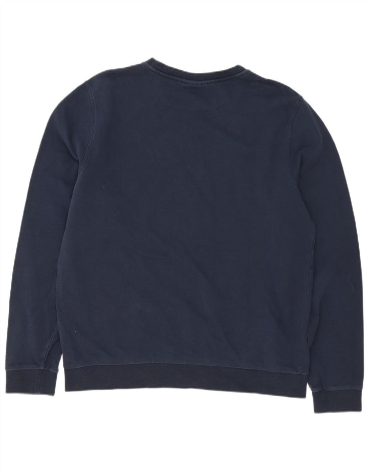 Calvin Klein Herre Grafisk Sweatshirt Jumper XL Navyblå Bomuld