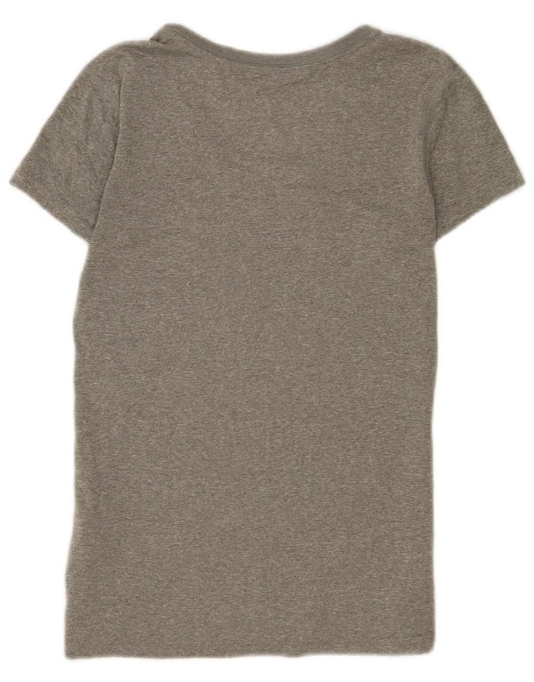 Nike T-Shirt Top UK 10 Small Grå Flecked Polyester