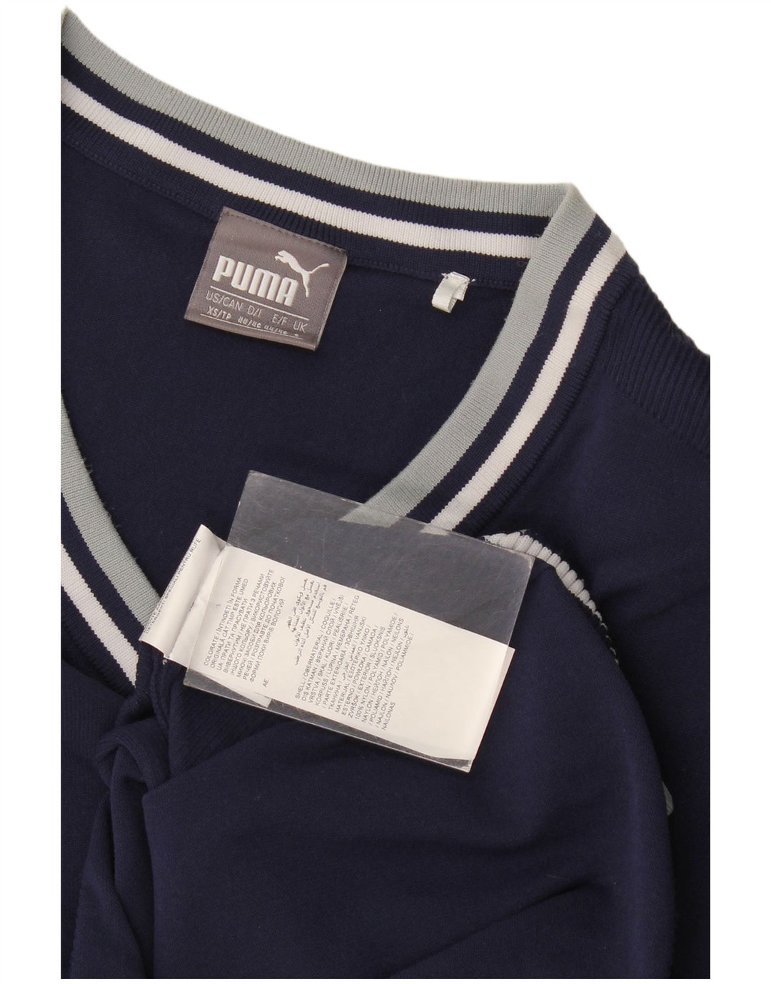 Puma Herre V-hals sweater lille marineblå nylon