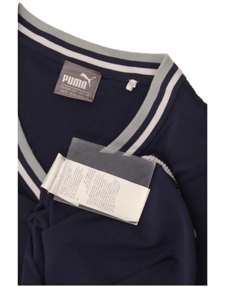 Puma Herre V-hals sweater lille marineblå nylon