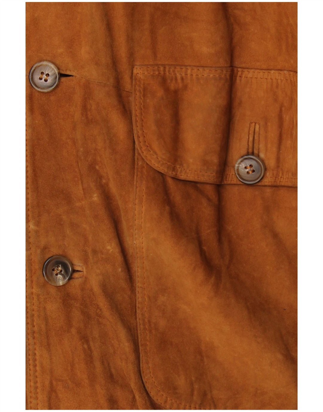 Al Duca D'Aosta Bomberjakke i ruskind til mænd IT 52 XL Brun