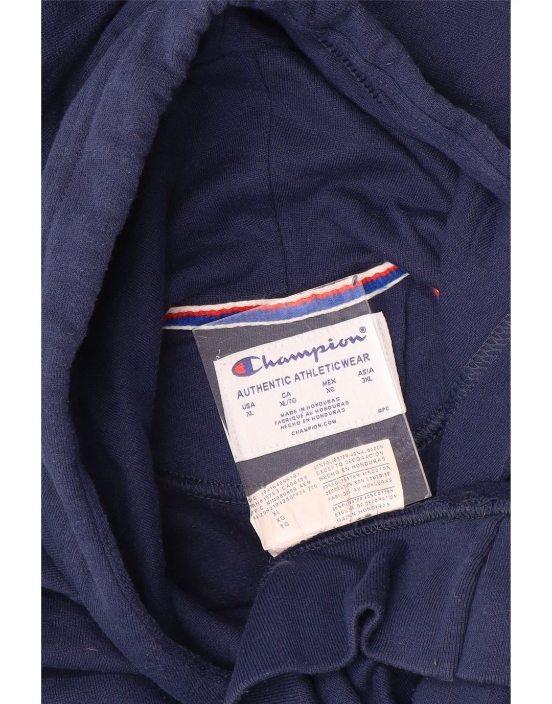 CHAMPION Dame hættetrøje Jumper UK 18 XL Navy Blue Polyester