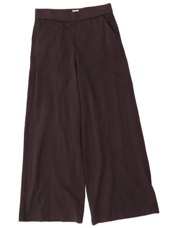 Lee Womens Wide Leg Træningsdragt Bukser UK 14 Medium Sort Bomuld