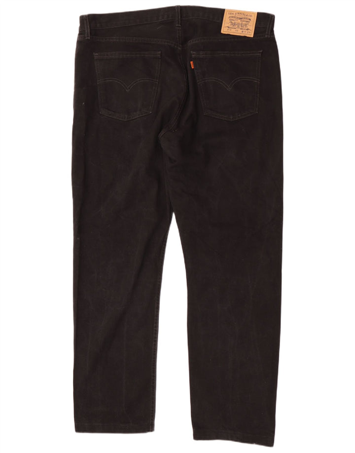 Levi's Herre 615 Straight Jeans W40 L31 Sort Bomuld
