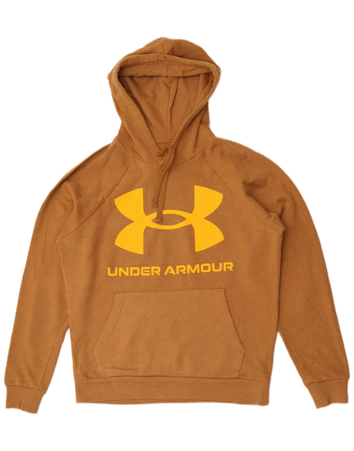 Under Armour Herre grafisk hættetrøje lille brun bomuld