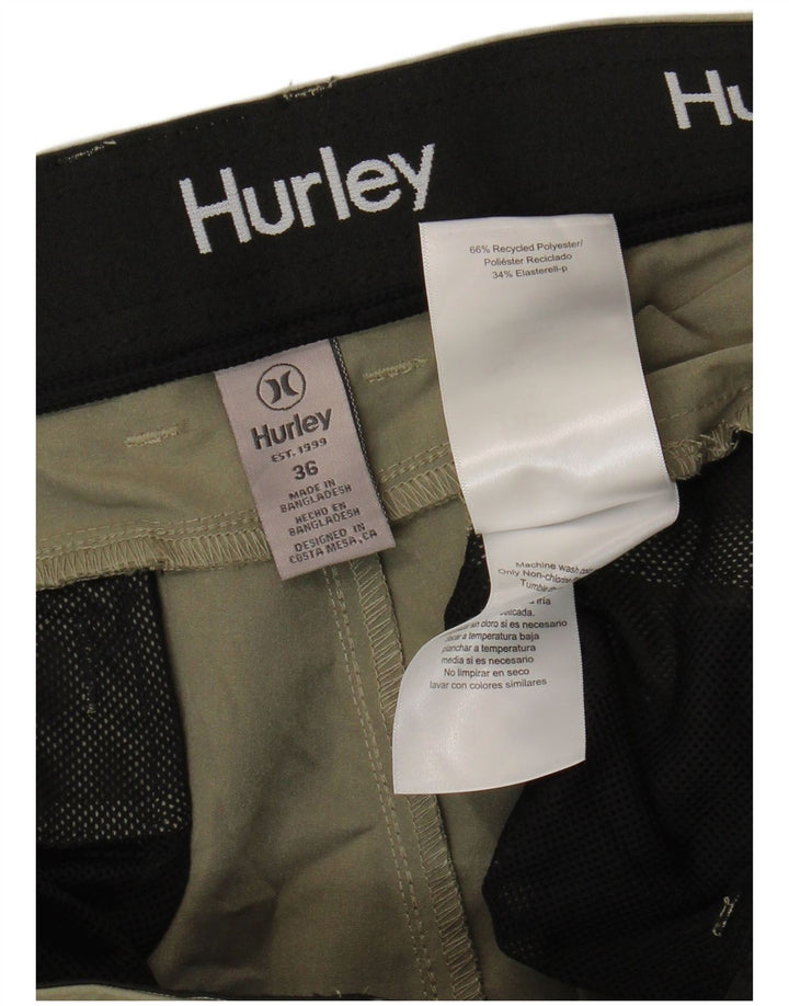 Hurley Herre Tapered Chino Bukser W36 L32 Khaki Polyester