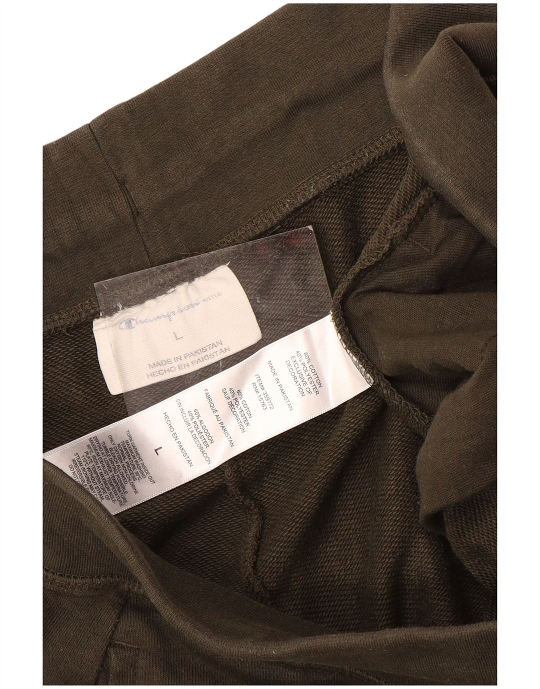 Champion Herre træningsdragt Bukser Joggers Large Khaki Bomuld
