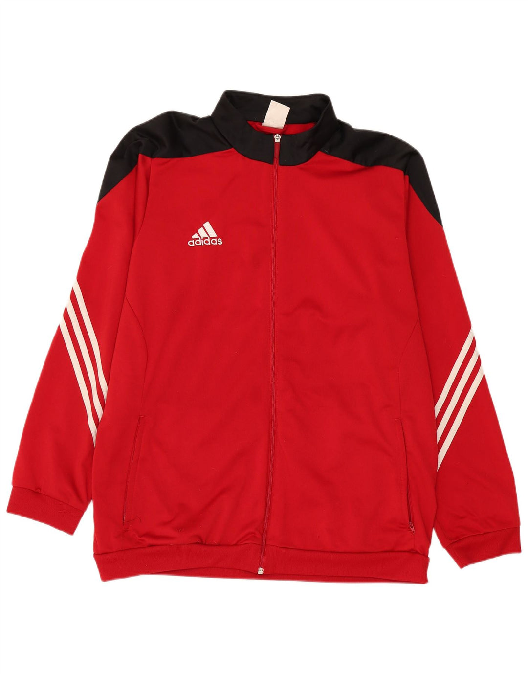 Adidas Træningsdragt til mænd Topjakke 2XL Rød Colourblock Polyester