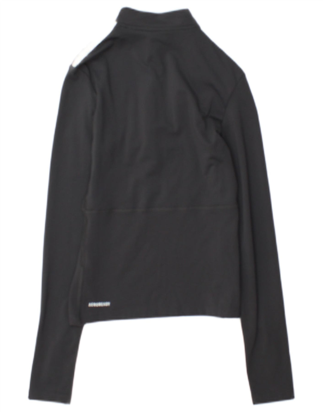Adidas sweater med lynlås til kvinder, træningsdragt top UK 4/6 XS Grå Colourblock