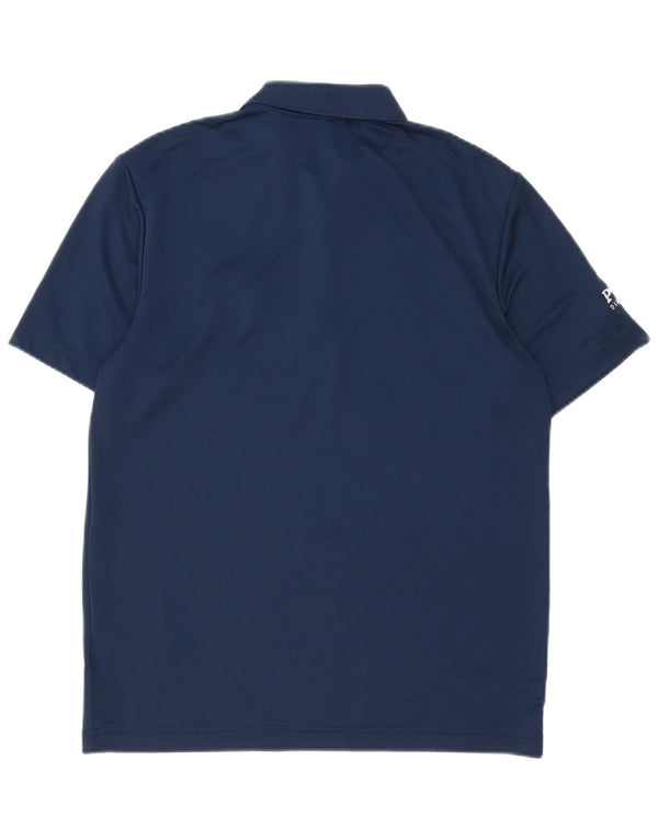 Adidas Polo skjorte til mænd, lille marineblå polyester