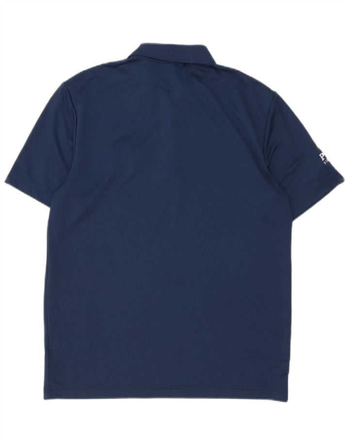 Adidas Polo skjorte til mænd, lille marineblå polyester