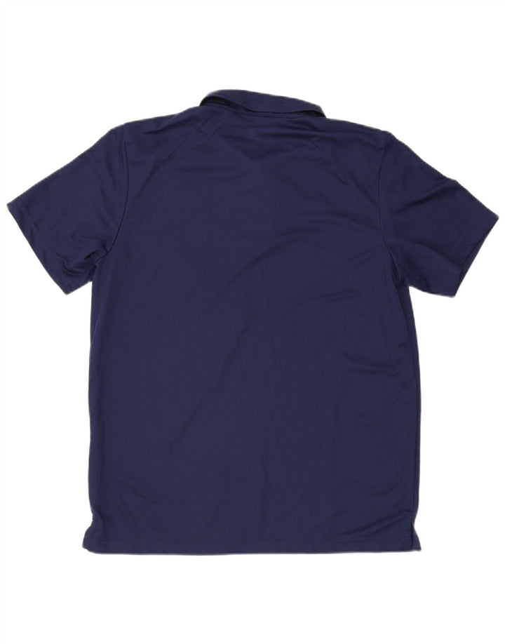 Adidas Herre Climalite Polo Shirt Large Navy Blue Polyester