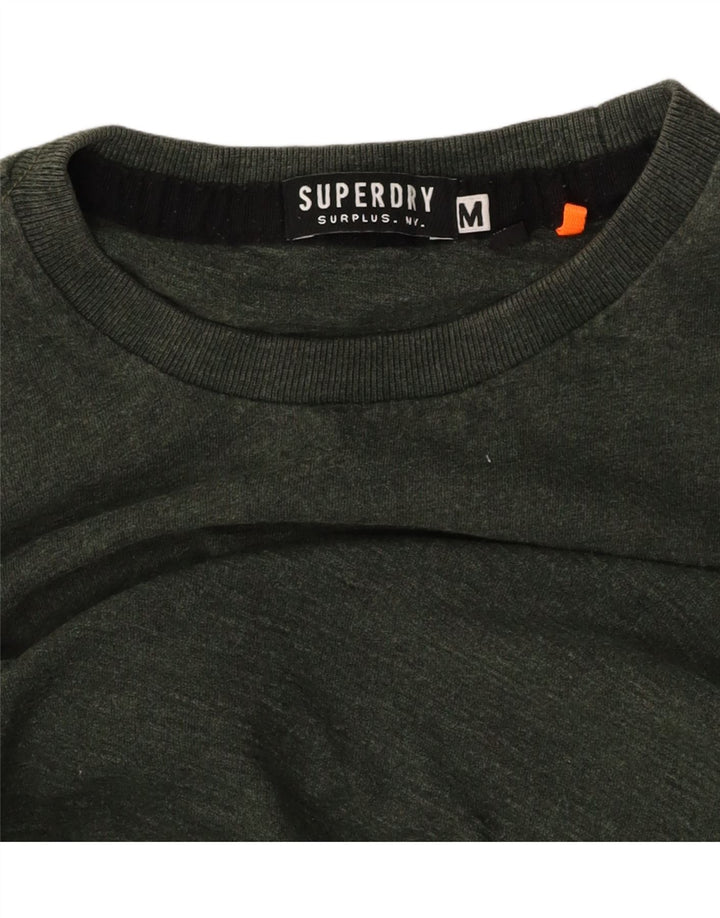 SUPERDRY Herre Top Langærmet Medium Grøn