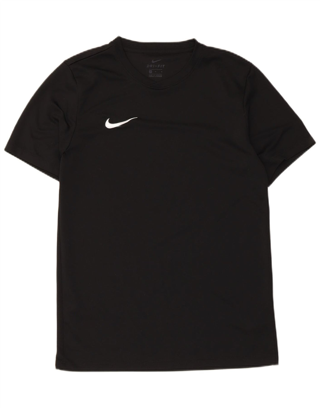 Nike Herre Dri Fit T-Shirt Top Medium Sort Polyester