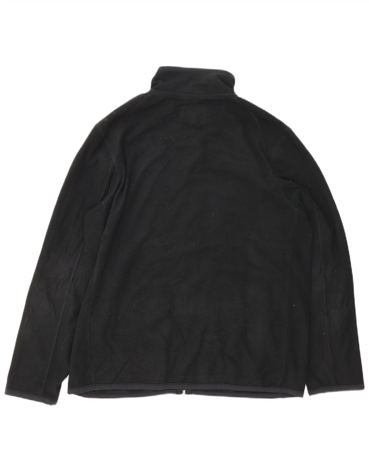 Marks & Spencer Herre Fleecejakke UK 40 Stor Sort Polyester