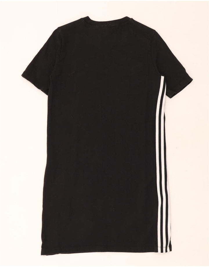 ADIDAS T-shirtkjole til kvinder UK 6 XS Sort bomuld
