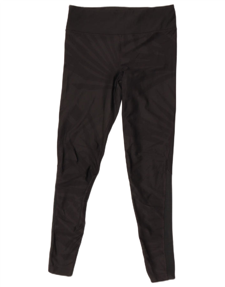 Hurley Womens Leggings UK 12 Mellem sort stribet