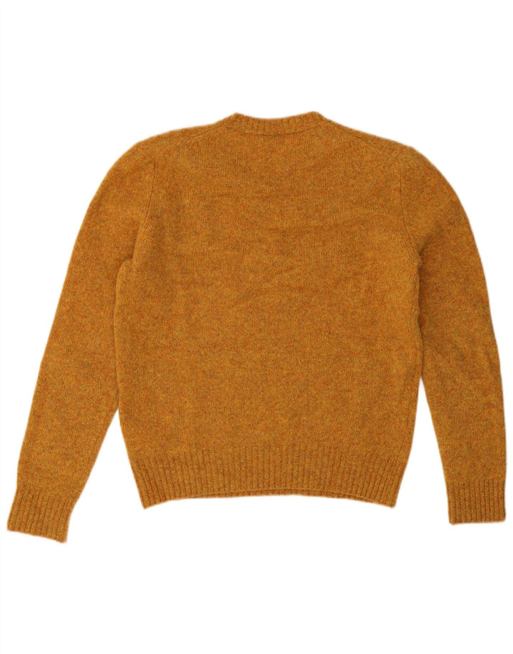 Benetton Dame Jumper Sweater UK 14 Medium Orange Flecked Uld