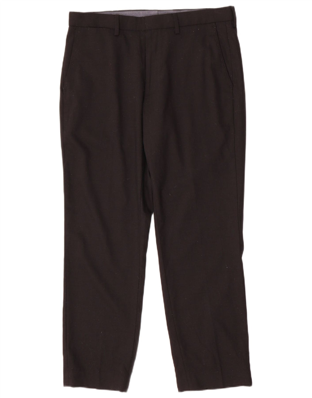 Marks & Spencer Herre Regular Fit Chinobukser W34 L29 Sort uld