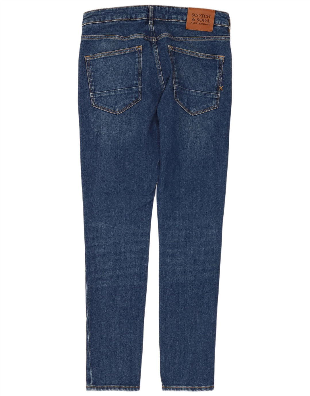 SCOTCH & SODA Herre Amsterdam Skinny Jeans W32 L32 Blå Bomuld