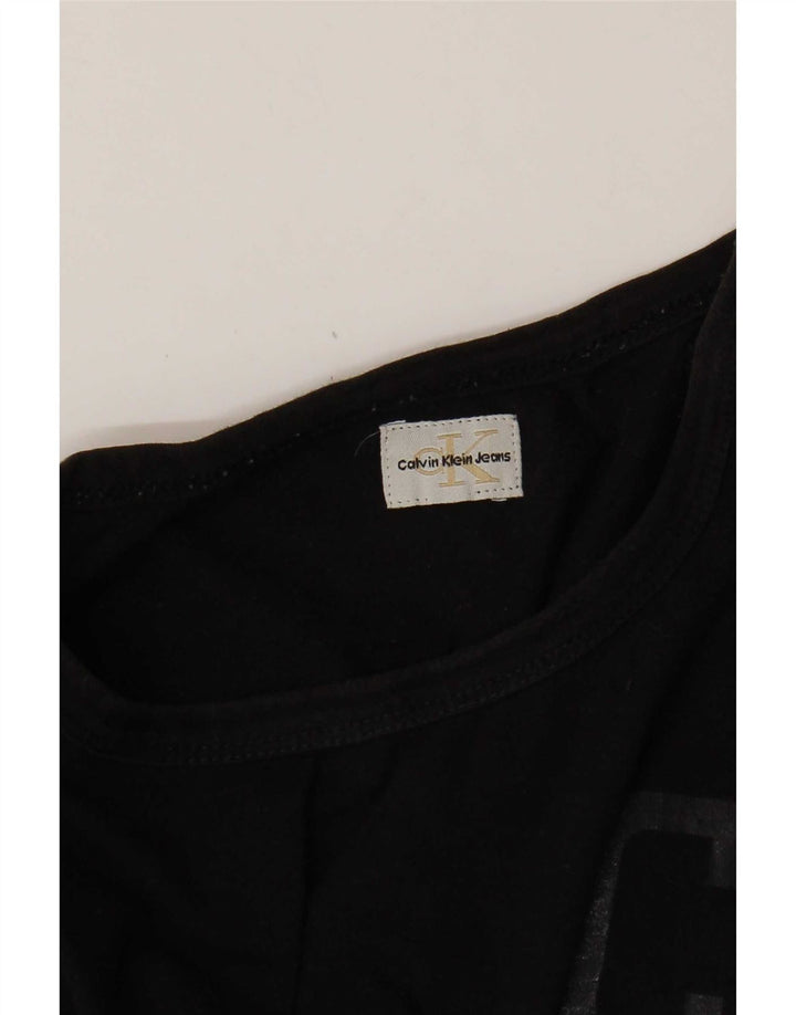 Calvin Klein Jeans Herre Grafisk Top Langærmet Lille Sort