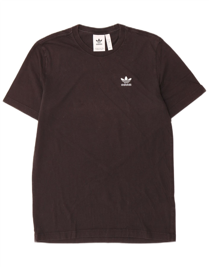 Adidas herre T-shirt top lille sort bomuld