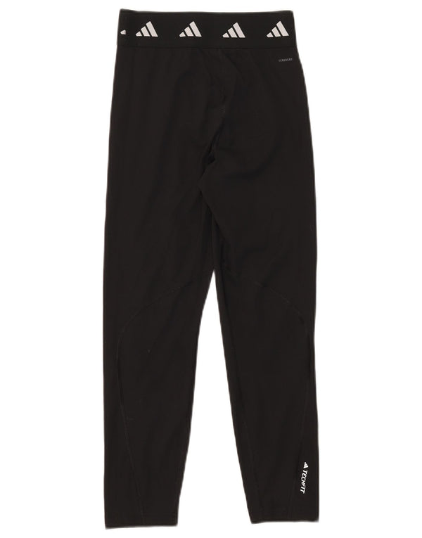 Adidas Girls Aeroready Graphic Leggings 11-12 år Sort