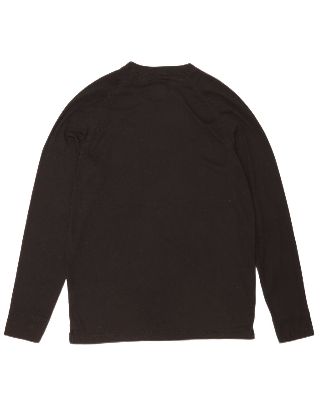 Mountain Warehouse Herre Top Langærmet Stor Sort Polyester