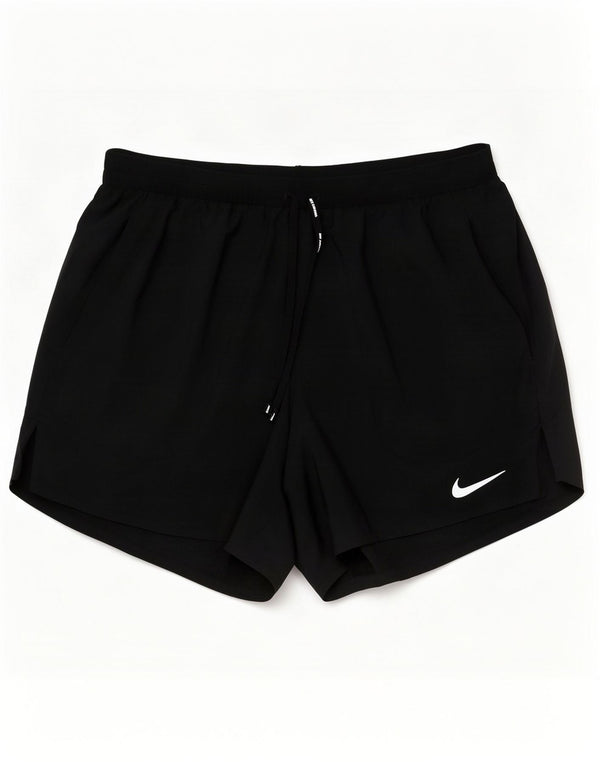 Nike Dame Dri Fit Sports Shorts UK 10 Small Black