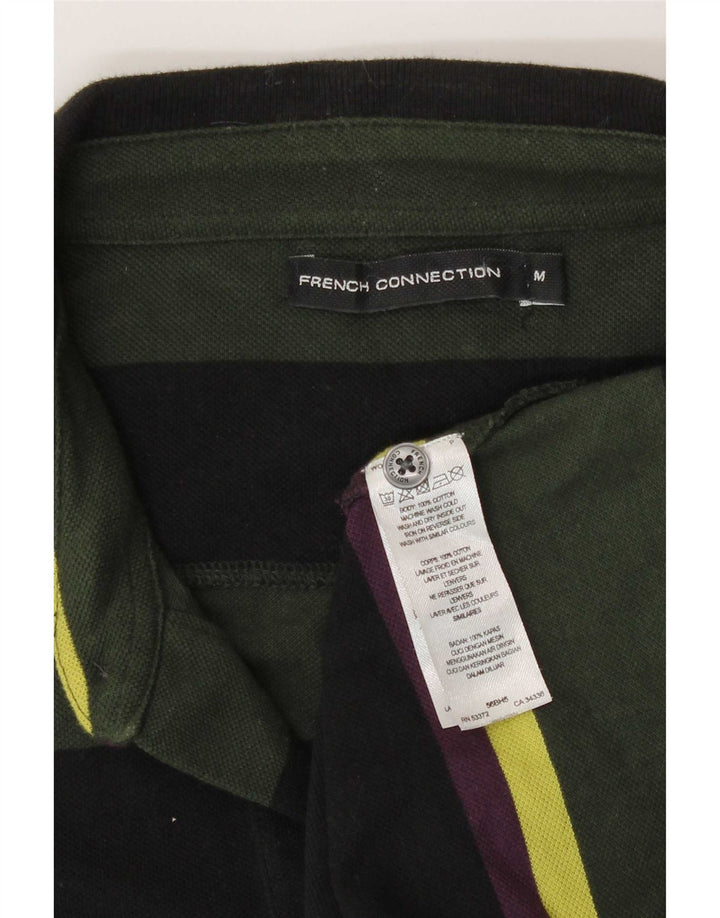 French Connection Herre Regular Fit Polo Shirt Medium Grøn Stribet Bomuld