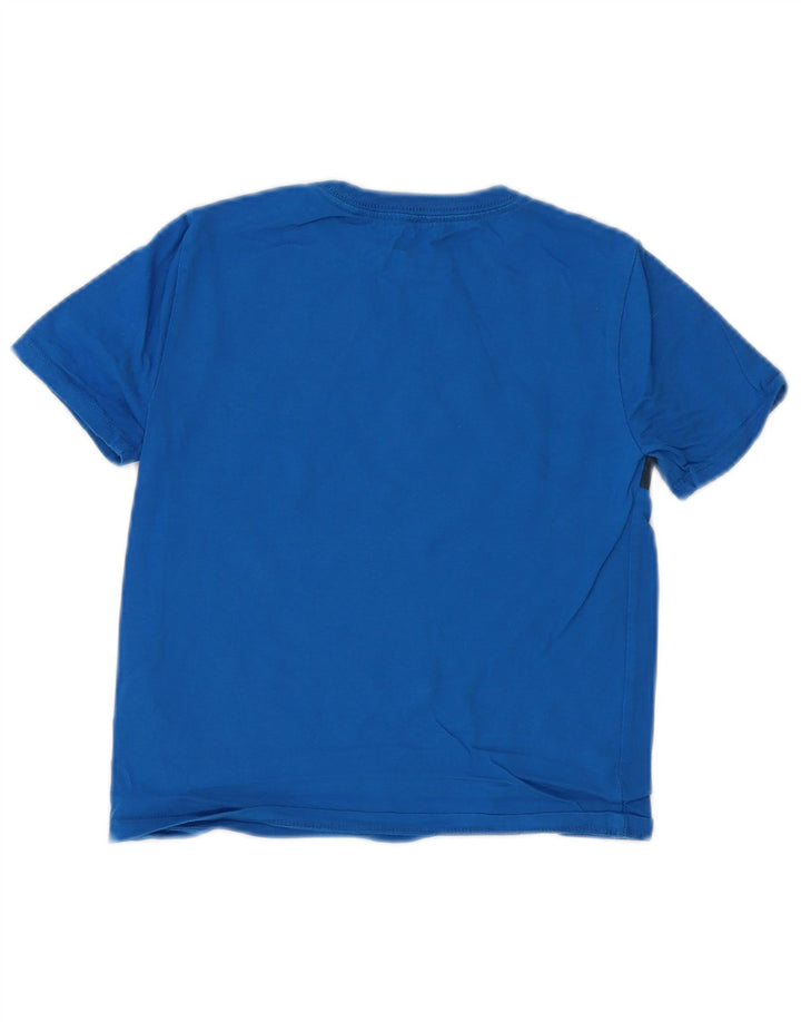Tommy Hilfiger Boys Grafisk T-Shirt Top 8-9 år Medium Blue Colourblock