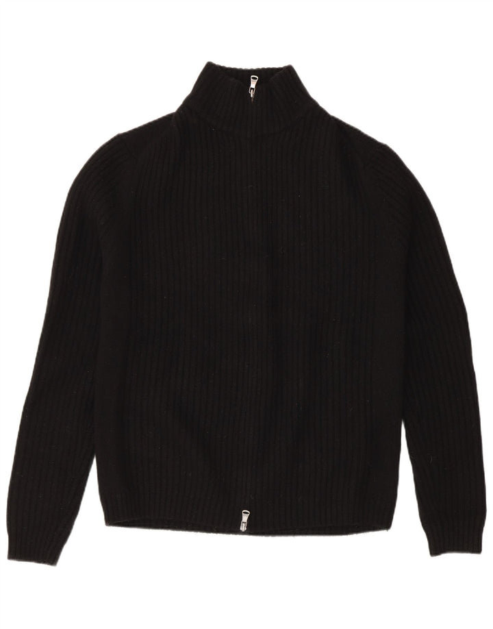 Calvin Klein Herre Cardigan Sweater Stor Sort Merinould