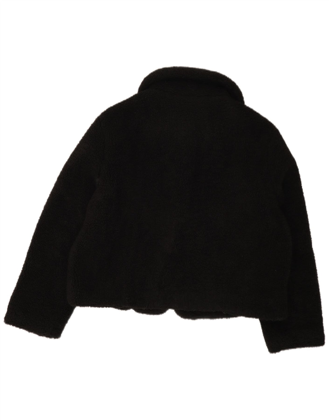 Zara Dame Fleecejakke UK 16 Stor Sort Polyester