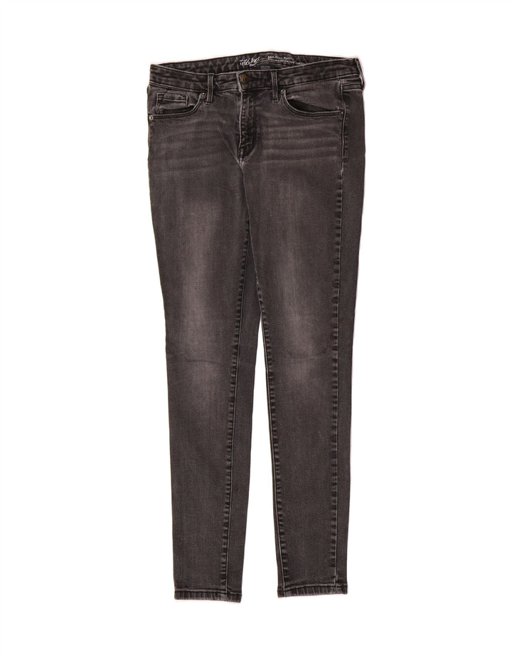 MOSSIMO Womens Stretch Mid Rise Skinny Jeans US 10 Large W30 L29 Grey Vintage Mossimo and Second-Hand Mossimo from Messina Hembry 