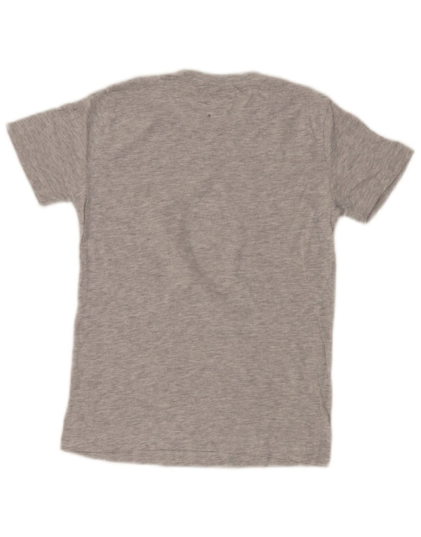 Zara Boys Grafisk T-Shirt Top 7-8 år Grå