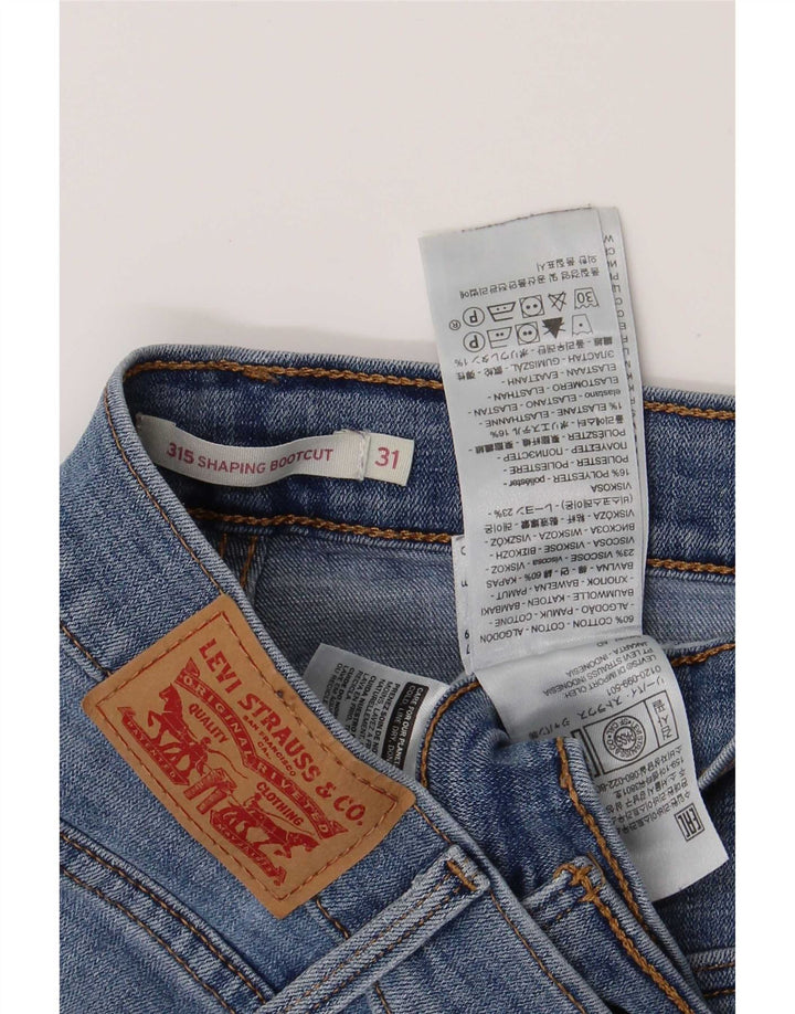 Levi's Herre 315 Shaping Bootcut Jeans W31 L30 Blue Cotton