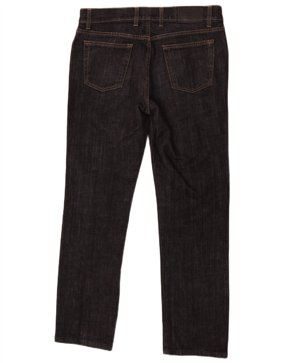 Zegna Herre Regular Rise Classic Fit Straight Jeans W33 L30 Grå Klassisk