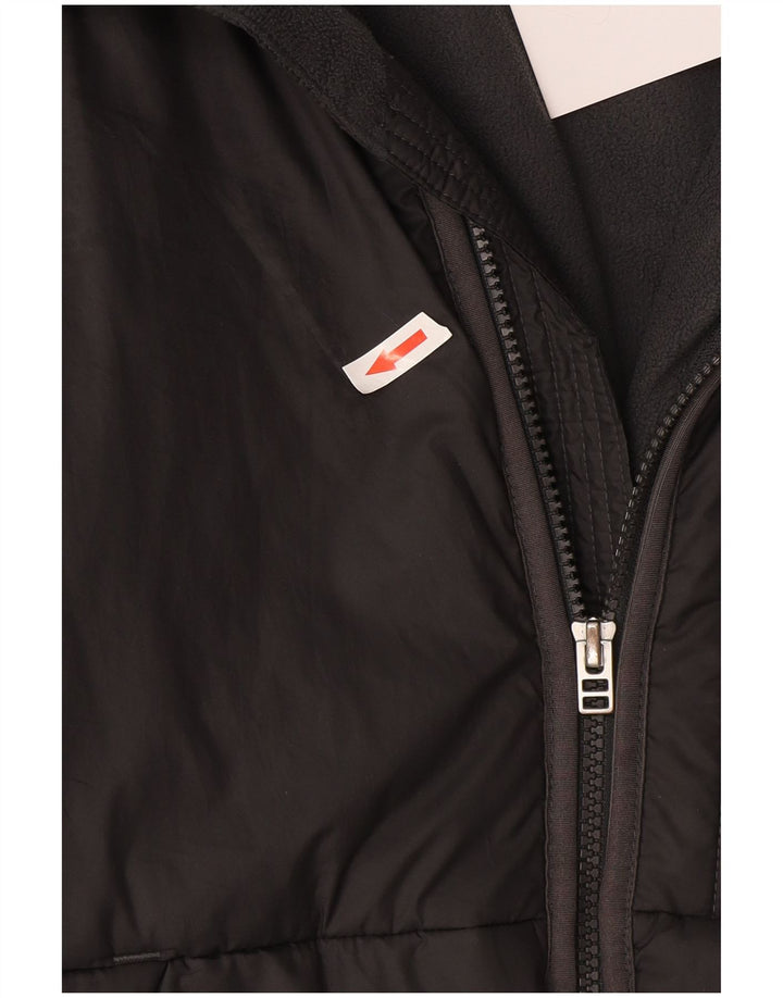 Nike Polstret jakke med hætte til mænd UK 38 Medium Grey Polyester