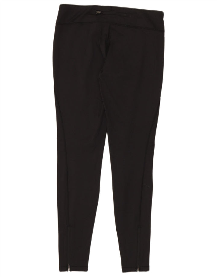 Asics Womens Leggings UK 14 Large Black Polyester Sports
