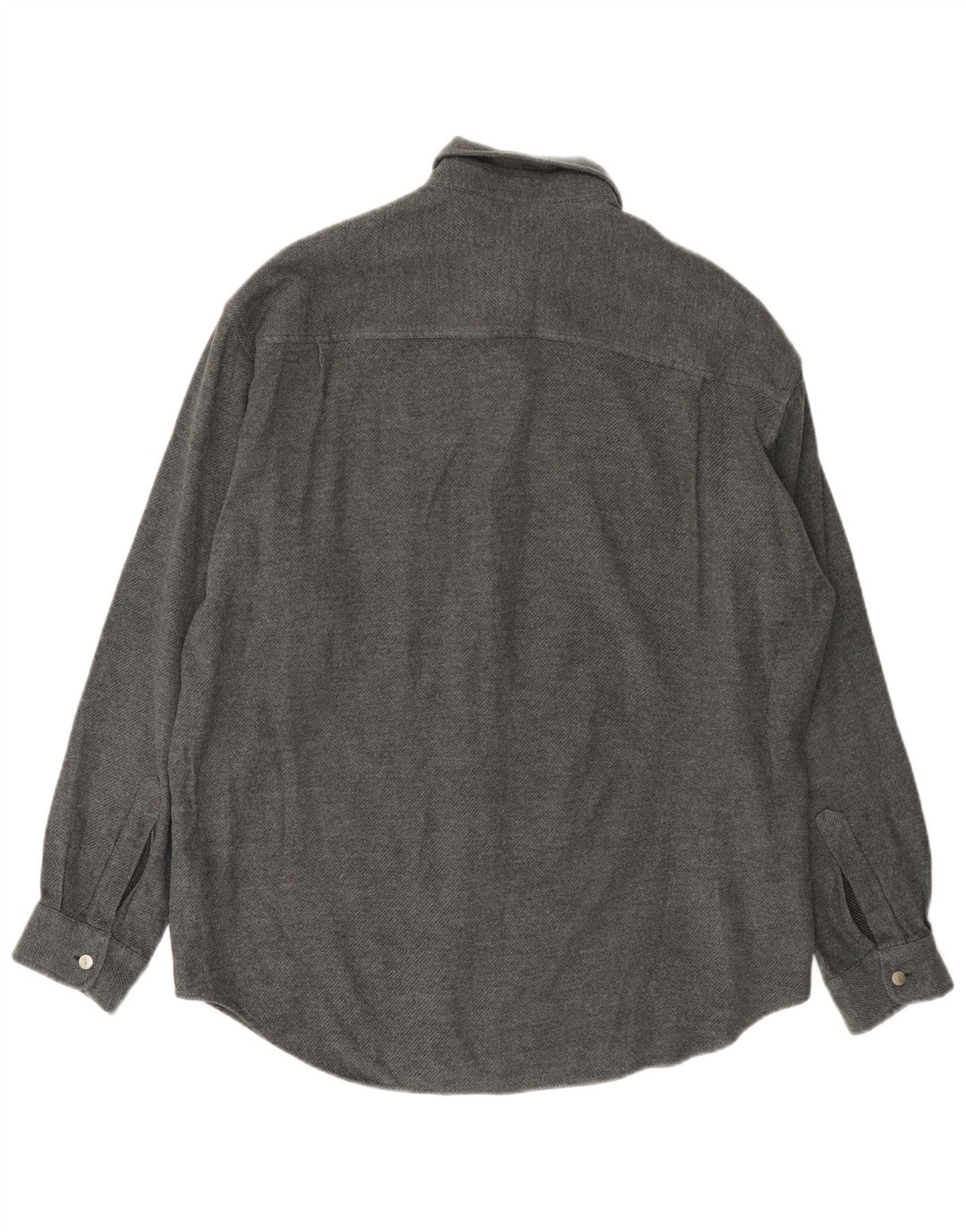 Trussardi Jeans Herre Flanellskjorte XL Grå Viscose
