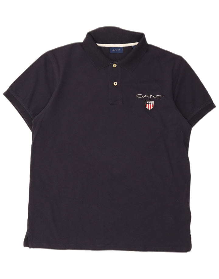 Gant Polo Shirt til mænd Stor marineblå bomuld